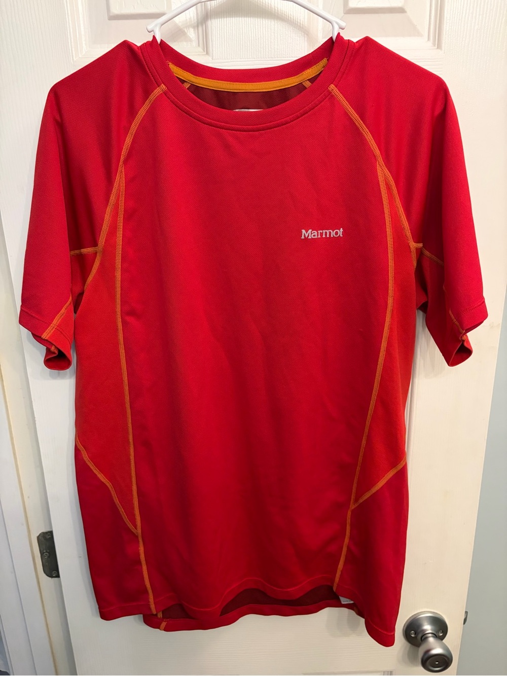 Marmot Men’s Red Short Sleeve Performance Top